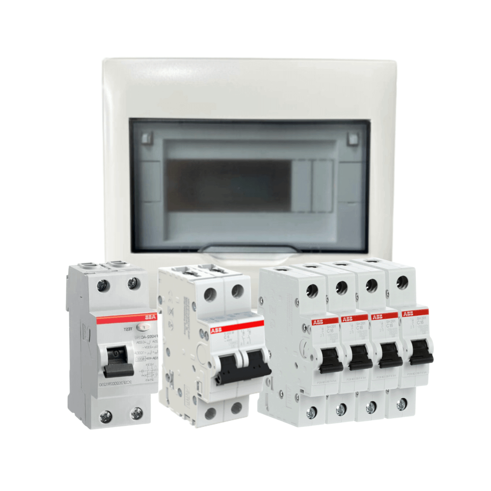 ชุดตู้คอนซุมเมอร์ยูนิต 8 ช่อง พร้อม เมนเบรกเกอร์ 50A กันดูด 63A และลูกย่อย ABB SET PSC108_0